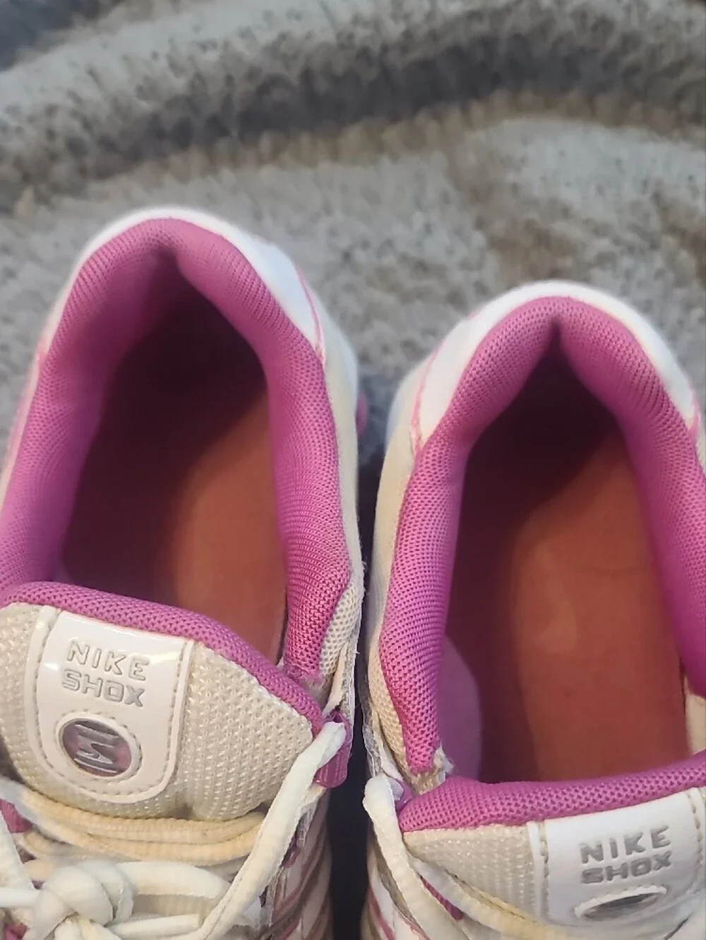 Nike Women’s Pink and White Athletic Sneakers